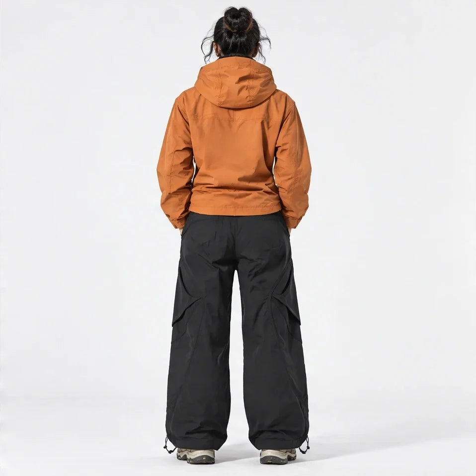 Rill - Unisex Water-Repellent & Quick-Dry Lotus-Effect Hiking Trousers - Black