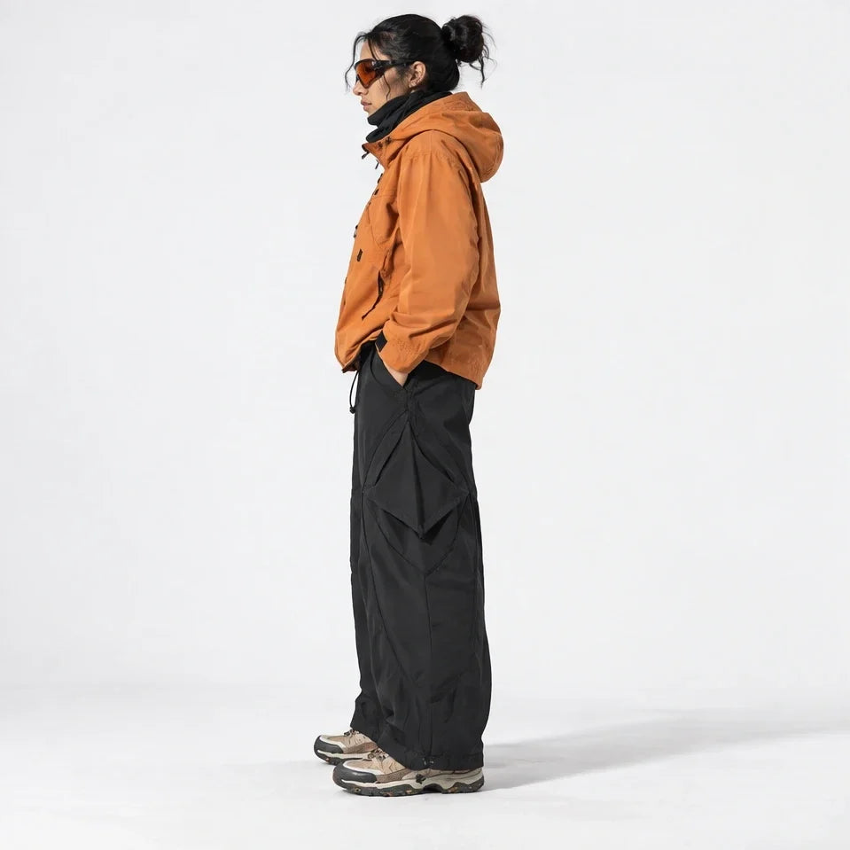 Rill - Unisex Water-Repellent & Quick-Dry Lotus-Effect Hiking Trousers - Black