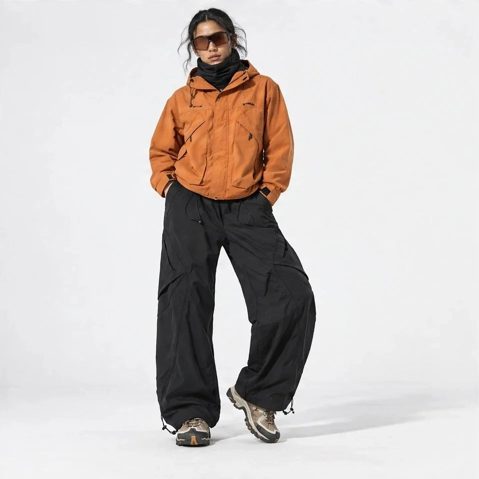 Rill - Unisex Water-Repellent & Quick-Dry Lotus-Effect Hiking Trousers - Black