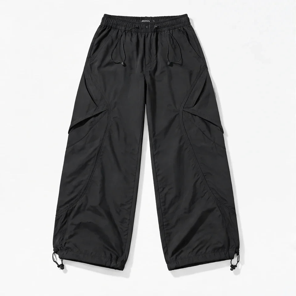 Rill - Unisex Water-Repellent & Quick-Dry Lotus-Effect Hiking Trousers - Black