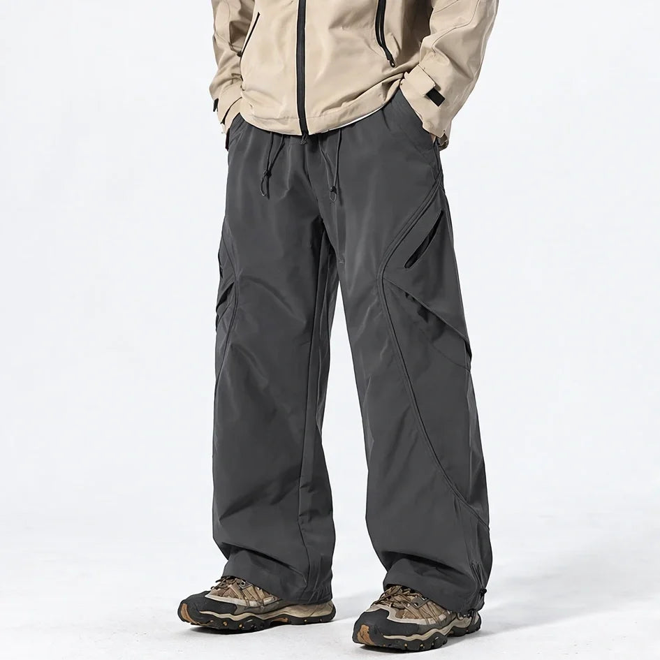 Rill - Unisex Water-Repellent & Quick-Dry Lotus-Effect Hiking Trousers - Dark Grey