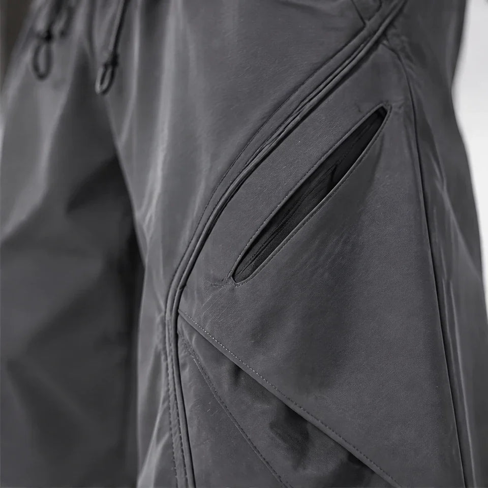 Rill - Unisex Water-Repellent & Quick-Dry Lotus-Effect Hiking Trousers - Dark Grey