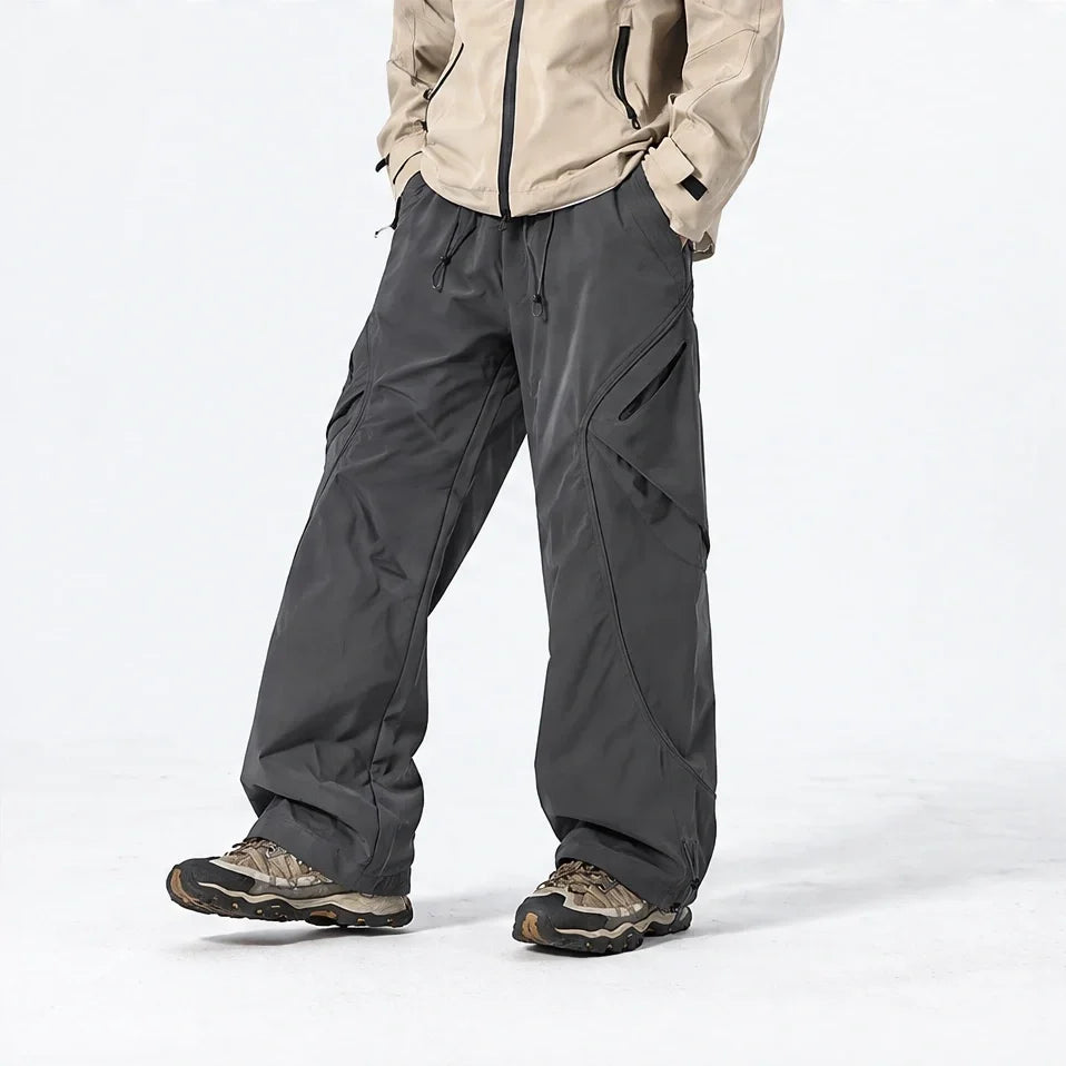 Rill - Unisex Water-Repellent & Quick-Dry Lotus-Effect Hiking Trousers - Dark Grey