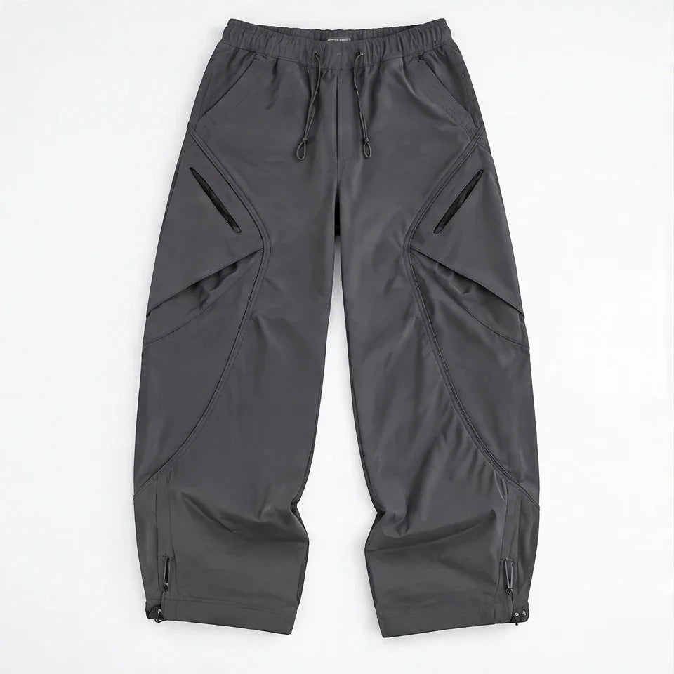 Rill - Unisex Water-Repellent & Quick-Dry Lotus-Effect Hiking Trousers - Dark Grey