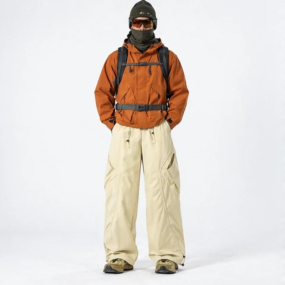 Rill - Unisex Water-Repellent & Quick-Dry Lotus-Effect Hiking Trousers - Light Yellow