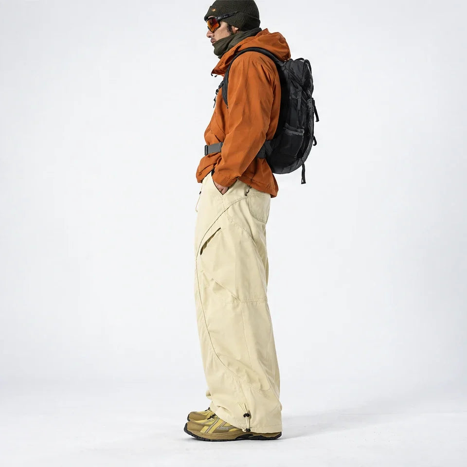 Rill - Unisex Water-Repellent & Quick-Dry Lotus-Effect Hiking Trousers - Light Yellow