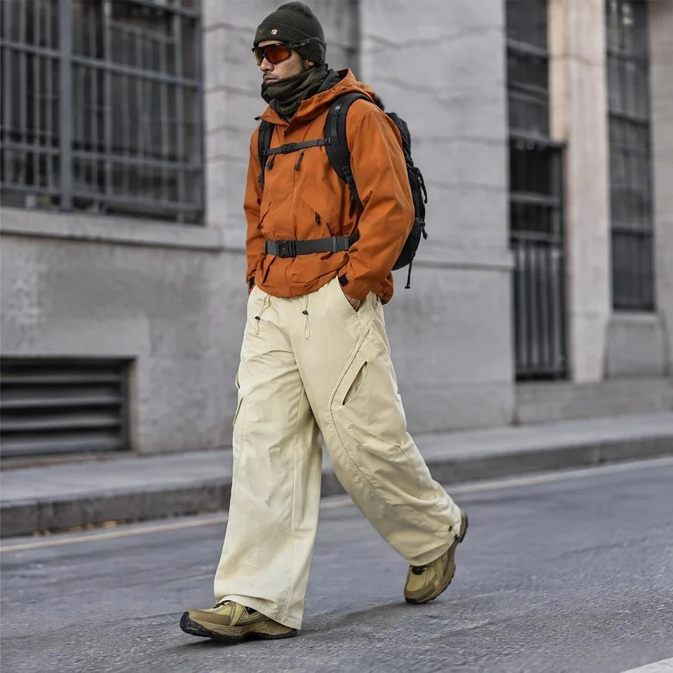 Rill - Unisex Water-Repellent & Quick-Dry Lotus-Effect Hiking Trousers - Light Yellow