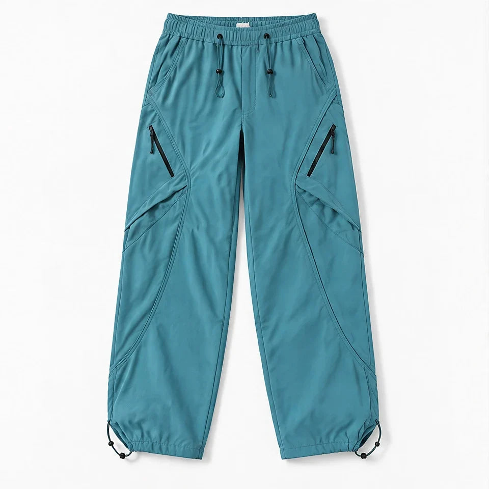 Rill - Unisex Water-Repellent & Quick-Dry Lotus-Effect Hiking Trousers - Ocean blue