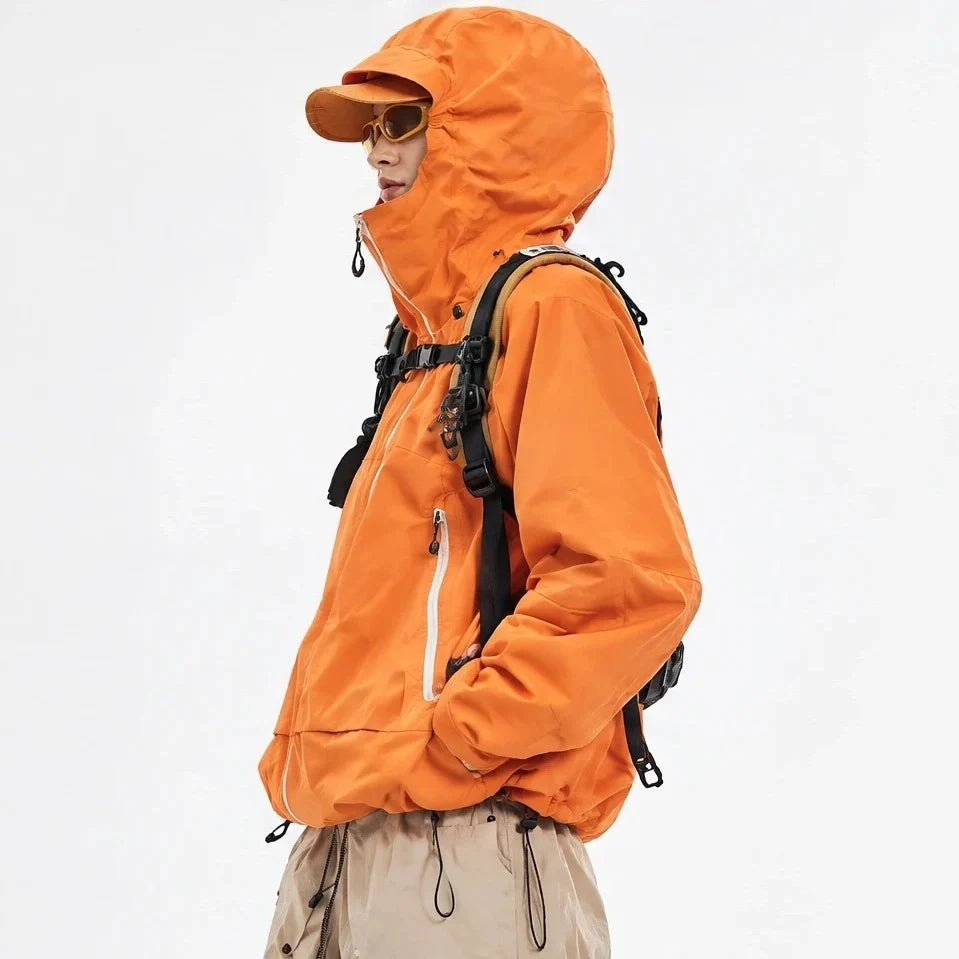 Nook - Unisex 10K Graphene Waterproof Jacket - Orange