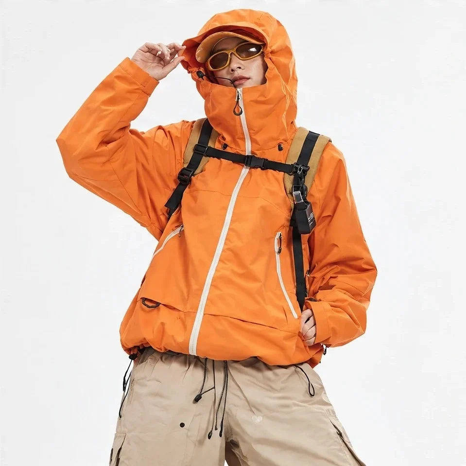 Nook - Unisex 10K Graphene Waterproof Jacket - Orange