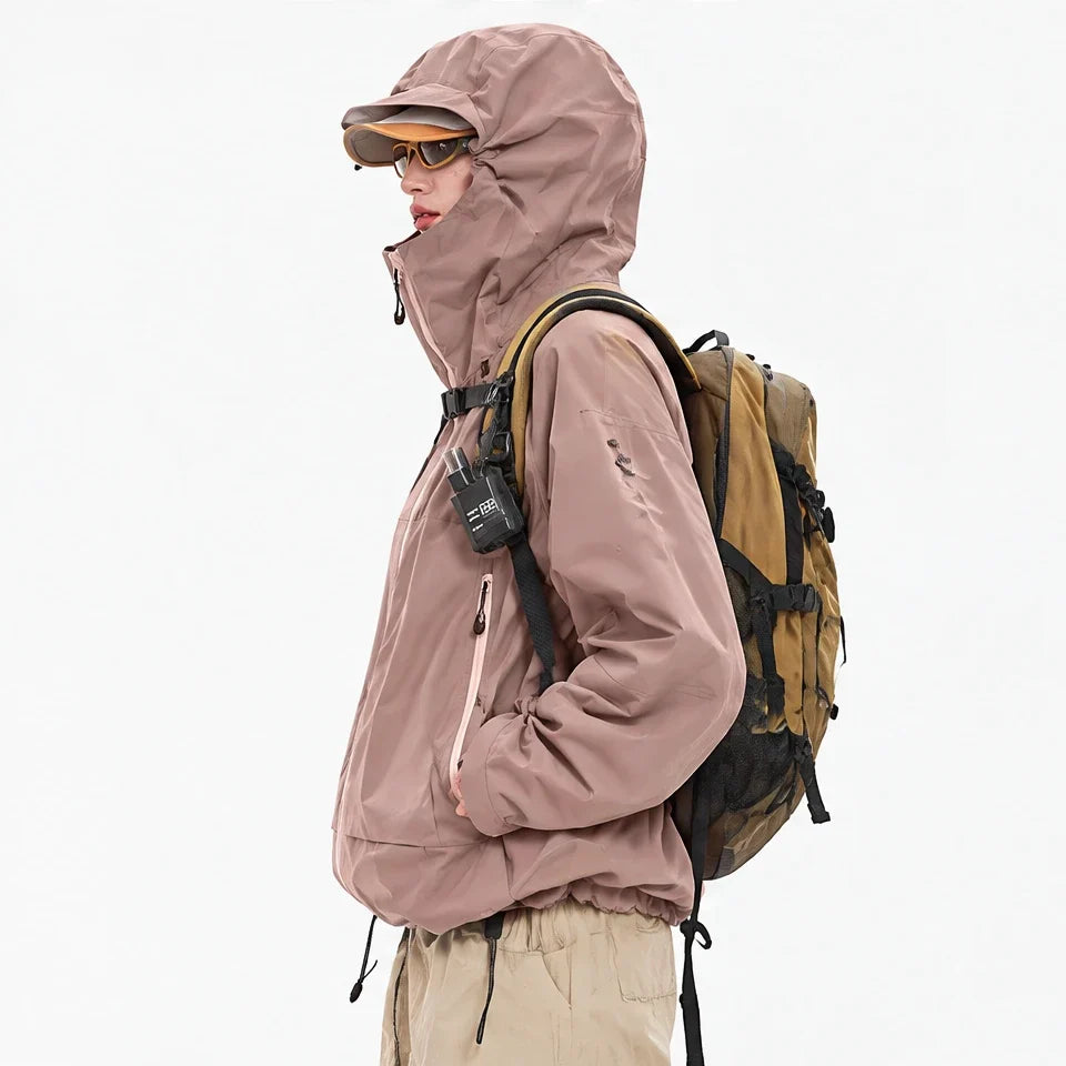 Nook - Unisex 10K Graphene Waterproof Jacket - Pink