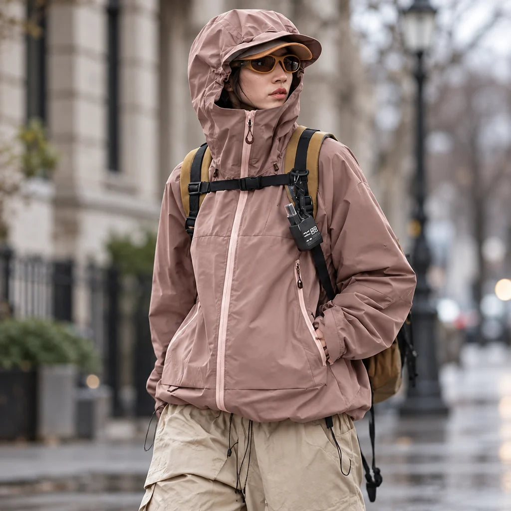 Nook - Unisex 10K Graphene Waterproof Jacket - Pink